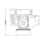 F6000W V2.0 Hybrid-Elektro generator Antriebs strang Landwirtschaft lich angetriebener Fallschirm-Hochleistungs-UAV-Langstrecken motor mit großer Leistung